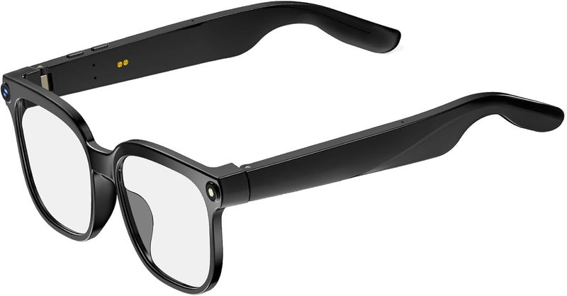 Dormiro Smart Glasses with Camera,4K with Audio Bluetooth Camera Glasses for Men Women 8MP 32G HD Hidden Video Recording Support Live Feed,Ai Voice Control,150+ Language Translate, Chart GPT, WiFi - Image 1